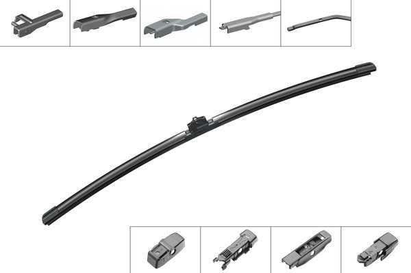 BOSCH Wiper blades 10126373 550mm (1pc)
Length 1 [mm]: 550, Length [in]: 21, Wiper blade type: Flat wiper blade 1.