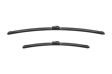 BOSCH Wiper blades 10126350 650/450 mm (1 pair), spoiler
Length 1 [mm]: 650, Length 2 [mm]: 450, Wiper blade type: Flat wiper blade, Left-/right-hand drive vehicles: for left-hand drive vehicles 3.