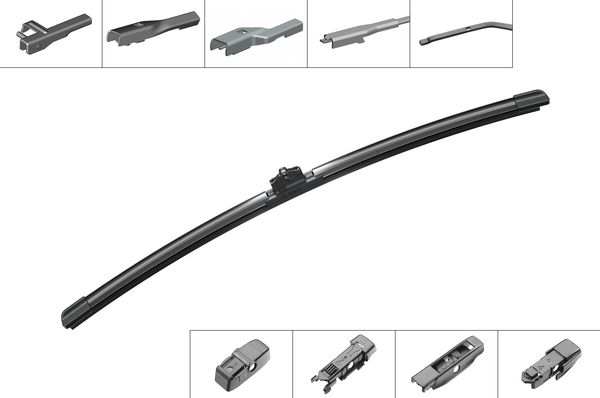 BOSCH Wiper blades 10126370 475mm (1pc)
Length 1 [mm]: 475, Length [in]: 18, Wiper blade type: Flat wiper blade 1.