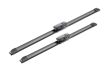 BOSCH Wiper blades 10126323 Twin, (Spoiler) 530/450mm (1 pair)
Styling: with spoiler, Length 1 [mm]: 530, Length 2 [mm]: 450, Wiper blade type: Flat wiper blade, Left-/right-hand drive vehicles: for left-hand drive vehicles 2.