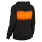 MILWAUKEE Beheizbarer Pullover 11374540 M12HHLBL1-0 (L) erhitzte köpfige Frauenpullover schwarz, l Größe (12 V). Kompatible Batterie M12, ohne Batterie! 3.