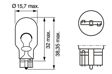 BOSCH Bulb 10471785 10 pcs/pack.
Voltage [V]: 12, Rated Power [W]: 21, Socket Type bulb: W2.1x9.5d
Cannot be taken back for quality assurance reasons! 6.