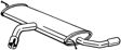 BOSAL Auspufftopf 11374939 hintere 5.