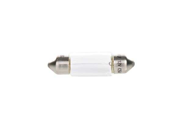 BOSCH Bulb 10903327 Voltage [V]: 12, Rated Power [W]: 5, Lamp Type: C5W, Socket Type: SV8,5-8
Voltage [V]: 12, Rated Power [W]: 5, Lamp Type: C5W, Socket Type bulb: SV8.5-8
Cannot be taken back for quality assurance reasons! 1.