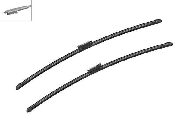 BOSCH Wiper blades 11011414 Set, 2 pcs
Length 1 [mm]: 750, Length 2 [mm]: 750, Wiper blade type: Flat wiper blade 1.