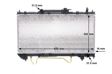 BEHR HELLA SERVICE Radiator 10890787 Radiator type: Brazed cooling fins, Heating/Cooling: with thermal switch connector, Core Length [mm]: 325, Core Width [mm]: 660, Core Depth [mm]: 28, Water Tank Material (radiator): Plastic, Transmission Type: Automatic Transmission 2.
