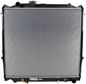 BEHR HELLA SERVICE Radiator 10890788 Radiator type: Brazed cooling fins, Core Length [mm]: 575, Core Width [mm]: 645, Core Depth [mm]: 24, Water Tank Material (radiator): Plastic, Transmission Type: Automatic Transmission 1.