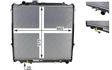 BEHR HELLA SERVICE Radiator 10890788 Radiator type: Brazed cooling fins, Core Length [mm]: 575, Core Width [mm]: 645, Core Depth [mm]: 24, Water Tank Material (radiator): Plastic, Transmission Type: Automatic Transmission 2.