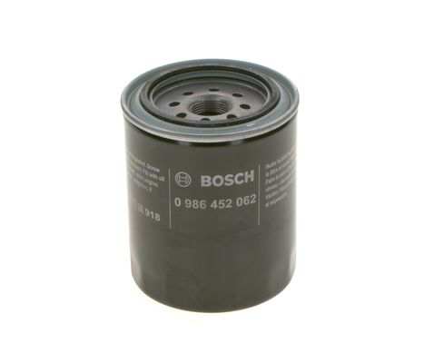 BOSCH Ölfilter 255684 Filterausführung: Anschraubfilter, Höhe [mm]: 126, Gewindemaß: M 24 x 1,5, Außendurchmesser [mm]: 102, Dichtringaußendurchmesser [mm]: 80, Dichtringinnendurchmesser [mm]: 72, Öffnungsdruck Umgehungsventil [bar]: 1, Ergänzungsartikel/Ergänzende Info 2: mit einem Rücklaufsperrventil 1.
