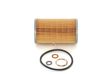 BOSCH Ölfilter 255823 Filterausführung: Filtereinsatz, Ergänzungsartikel/Ergänzende Info: mit Dichtung, Höhe [mm]: 116, Außendurchmesser [mm]: 70, Innendurchmesser 1 [mm]: 26 2.