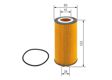 BOSCH Ölfilter 255894 Filterausführung: Filtereinsatz, Ergänzungsartikel/Ergänzende Info: mit Dichtung, Höhe [mm]: 151, Höhe 1 [mm]: 138, Außendurchmesser [mm]: 83, Innendurchmesser 1 [mm]: 41, Außendurchmesser 1 [mm]: 28 5.