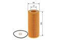 BOSCH Ölfilter 255821 Filterausführung: Filtereinsatz, Ergänzungsartikel/Ergänzende Info: mit Dichtungen, Höhe [mm]: 155, Außendurchmesser [mm]: 64, Innendurchmesser 1 [mm]: 31 6.
