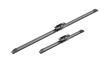 BOSCH Wiper blades 268230 650/340 mm (1 pair)
Length 1 [mm]: 650, Length 2 [mm]: 340, Wiper blade type: Flat wiper blade, Left-/right-hand drive vehicles: for left-hand drive vehicles 2.