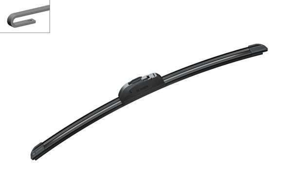 BOSCH Wiper blades 268182 450mm (1pc)
Length 1 [mm]: 450, Wiper blade type: Flat wiper blade, Left-/right-hand drive vehicles: for left-hand drive vehicles 1.