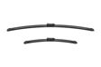 BOSCH Wiper blades 268286 Set
Length 1 [mm]: 650, Length 2 [mm]: 400, Wiper blade type: Flat wiper blade, Left-/right-hand drive vehicles: for left-hand drive vehicles 3.