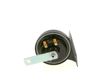 BOSCH Horn 338007 Länge [mm]: 92, Bohrung-O [mm]: 8,7, Betriebsart: elektrisch-pneumatisch, Spannung [V]: 12, Leistungsaufnahme [W]: 60, Lautstärke [dB(A)]: 110, Breite [mm]: 57, Höhe [mm]: 123,6, Anschluss/Klemme: ggf. Steckeranschluss anpassen, Ergänzungsartikel/Ergänzende Info 2: ggf. Halter anpassen 3.