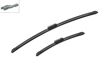 BOSCH Wiper blades 72211 AeroTwin
Length 1 [mm]: 600, Length 2 [mm]: 340, Wiper blade type: Flat wiper blade, Left-/right-hand drive vehicles: for left-hand drive vehicles 1.