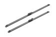 BOSCH Wiper blades 721223 AeroTwin
Length 1 [mm]: 700, Length 2 [mm]: 650, Wiper blade type: Flat wiper blade, Mounting Type: Clamped 2.