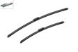 BOSCH Wiper blades 721245 AeroTwin
Length 1 [mm]: 650, Length 2 [mm]: 475, Wiper blade type: Flat wiper blade, Left-/right-hand drive vehicles: for left-hand drive vehicles 1.