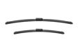 BOSCH Wiper blades 721197 AeroTwin
Length 1 [mm]: 600, Length 2 [mm]: 450, Wiper blade type: Flat wiper blade, Left-/right-hand drive vehicles: for left-hand drive vehicles 3.