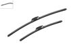 BOSCH Wiper blades 72214 AeroTwin
Length 1 [mm]: 650, Length 2 [mm]: 475, Wiper blade type: Flat wiper blade, Left-/right-hand drive vehicles: for left-hand drive vehicles 1.