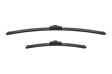 BOSCH Wiper blades 72458 Aerotwin-Retrofit, 650/400mm (1 pair)
Fitting Position: Front, Length 1 [mm]: 650, Length 2 [mm]: 400, Wiper blade type: Flat wiper blade, Left-/right-hand drive vehicles: for left-hand drive vehicles 3.