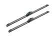 BOSCH Wiper blades 72450 Aerotwin-Retrofit, 550/530mm (1 pair)
Fitting Position: Front, Length 1 [mm]: 550, Length 2 [mm]: 530, Wiper blade type: Flat wiper blade, Left-/right-hand drive vehicles: for left-hand drive vehicles 2.