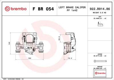 BREMBO Bremssattel