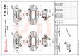 BREMBO Bremssattel 11390283 2 PCs/Set, Vorderachse
Bremssystem: BREMBO, für Bremsscheibendicke [mm]: 30, Kolbendurchmesser [mm]: 40, Bremssattel-ID: 9, Material: Aluminium, Ergänzungsartikel/Ergänzende Info: mit Feder, Ergänzungsartikel/Ergänzende Info 2: mit Kontrollstift, für Bremsscheibendurchmesser [mm]: 340 2.