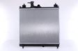NISSENS Radiator 10371858 Cooling fins material: Aluminium, Core Depth [mm]: 16, Core Length [mm]: 425, Core Width [mm]: 488, Inlet O [mm]: 28, Outlet O [mm]: 28, Radiator type: Brazed cooling fins, Supplementary Article/Info 2: without expansion tank, Supplementary Article/Supplementary Info: without gasket/seal, Water Tank Material (radiator): Plastic 2.