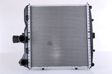 NISSENS Radiator 10371894 Cooling fins material: Aluminium, Core Depth [mm]: 42, Core Length [mm]: 366, Core Width [mm]: 340, Inlet O [mm]: 35, Outlet O [mm]: 40, Radiator type: Brazed cooling fins, Supplementary Article/Info 2: without cap, without expansion tank, Supplementary Article/Supplementary Info: with gaskets/seals, Water Tank Material (radiator): Plastic 1.