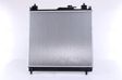NISSENS Radiator 10371858 Cooling fins material: Aluminium, Core Depth [mm]: 16, Core Length [mm]: 425, Core Width [mm]: 488, Inlet O [mm]: 28, Outlet O [mm]: 28, Radiator type: Brazed cooling fins, Supplementary Article/Info 2: without expansion tank, Supplementary Article/Supplementary Info: without gasket/seal, Water Tank Material (radiator): Plastic 3.