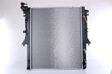 NISSENS Radiator 10371856 Cooling fins material: Aluminium, Core Depth [mm]: 16, Core Length [mm]: 525, Core Width [mm]: 638, Inlet O [mm]: 35, Outlet O [mm]: 35, Radiator type: Brazed cooling fins, Supplementary Article/Info 2: without expansion tank, Supplementary Article/Supplementary Info: with oil cooler, with gaskets/seals, Water Tank Material (radiator): Plastic 1.