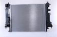 NISSENS Radiator 10371893 Cooling fins material: Aluminium, Core Depth [mm]: 16, Core Length [mm]: 480, Core Width [mm]: 397, Inlet O [mm]: 28, Outlet O [mm]: 28, Radiator type: Brazed cooling fins, Supplementary Article/Info 2: without expansion tank, Supplementary Article/Supplementary Info: without gasket/seal, Water Tank Material (radiator): Plastic Technical Information: Radiator with 5mm system-Advanced technology with higher power effect 3.