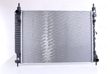 NISSENS Radiator 10371822 Cooling fins material: Aluminium, Core Depth [mm]: 32, Core Length [mm]: 675, Core Width [mm]: 498, Inlet O [mm]: 34, Outlet O [mm]: 34, Radiator type: Brazed cooling fins, Supplementary Article/Info 2: without expansion tank, Supplementary Article/Supplementary Info: without gasket/seal, Water Tank Material (radiator): Plastic 3.
