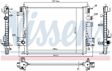 NISSENS Radiator 10371893 Cooling fins material: Aluminium, Core Depth [mm]: 16, Core Length [mm]: 480, Core Width [mm]: 397, Inlet O [mm]: 28, Outlet O [mm]: 28, Radiator type: Brazed cooling fins, Supplementary Article/Info 2: without expansion tank, Supplementary Article/Supplementary Info: without gasket/seal, Water Tank Material (radiator): Plastic Technical Information: Radiator with 5mm system-Advanced technology with higher power effect 6.