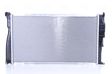NISSENS Radiator 10371874 Cooling fins material: Aluminium, Core Depth [mm]: 32, Core Length [mm]: 600, Core Width [mm]: 336, Inlet O [mm]: 38,5, Outlet O [mm]: 38,5, Radiator type: Brazed cooling fins, Supplementary Article/Info 2: without cap, without expansion tank, Supplementary Article/Supplementary Info: with gaskets/seals, Water Tank Material (radiator): Plastic Technical Information: Radiator with 5mm system-Advanced technology with higher power effect 4.