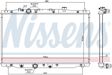 NISSENS Radiator 10371843 Cooling fins material: Aluminium, Core Depth [mm]: 27, Core Length [mm]: 426, Core Width [mm]: 748, Radiator type: Brazed cooling fins, Water Tank Material (radiator): Plastic 6.