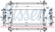 NISSENS Radiator 10371862 Cooling fins material: Aluminium, Core Depth [mm]: 26, Core Length [mm]: 780, Core Width [mm]: 398, Inlet O [mm]: 35, Outlet O [mm]: 35, Radiator type: Brazed cooling fins, Supplementary Article/Info 2: with cap, without expansion tank, Supplementary Article/Supplementary Info: with gaskets/seals, Water Tank Material (radiator): Plastic 6.