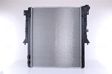 NISSENS Radiator 10371857 Cooling fins material: Aluminium, Core Depth [mm]: 16, Core Length [mm]: 525, Core Width [mm]: 638, Inlet O [mm]: 35, Outlet O [mm]: 35, Radiator type: Brazed cooling fins, Supplementary Article/Info 2: without expansion tank, Supplementary Article/Supplementary Info: without gasket/seal, Water Tank Material (radiator): Plastic 3.
