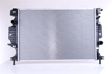 NISSENS Radiator 10371881 Cooling fins material: Aluminium, Core Depth [mm]: 26, Core Length [mm]: 670, Core Width [mm]: 448, Inlet O [mm]: 34, Outlet O [mm]: 34, Radiator type: Brazed cooling fins, Supplementary Article/Info 2: without expansion tank, Supplementary Article/Supplementary Info: without gasket/seal, Water Tank Material (radiator): Plastic Technical Information: Radiator with 5mm system-Advanced technology with higher power effect 2.