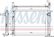 NISSENS Radiator 10371851 Cooling fins material: Aluminium, Core Depth [mm]: 16, Core Length [mm]: 635, Core Width [mm]: 455, Radiator type: Brazed cooling fins, Supplementary Article/Supplementary Info: with oil cooler, Water Tank Material (radiator): Plastic 5.