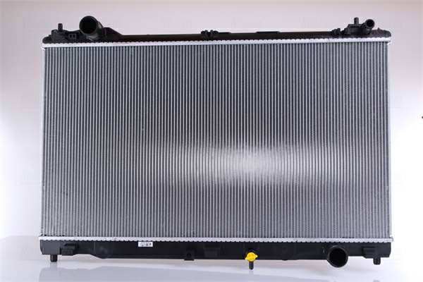 NISSENS Radiator 10371855 Cooling fins material: Aluminium, Core Depth [mm]: 27, Core Length [mm]: 400, Core Width [mm]: 722, Radiator type: Brazed cooling fins, Water Tank Material (radiator): Plastic 1.
