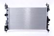 NISSENS Radiator 10371888 Cooling fins material: Aluminium, Core Depth [mm]: 16, Core Length [mm]: 620, Core Width [mm]: 374, Inlet O [mm]: 34, Outlet O [mm]: 34, Radiator type: Brazed cooling fins, Supplementary Article/Info 2: without expansion tank, Supplementary Article/Supplementary Info: with gaskets/seals, Water Tank Material (radiator): Plastic Technical Information: Radiator with 5mm system-Advanced technology with higher power effect 2.