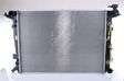 NISSENS Radiator 10371861 Cooling fins material: Aluminium, Core Depth [mm]: 16, Core Length [mm]: 640, Core Width [mm]: 502, Inlet O [mm]: 35, Outlet O [mm]: 35, Radiator type: Brazed cooling fins, Supplementary Article/Info 2: without cap, without expansion tank, Supplementary Article/Supplementary Info: with oil cooler, without gasket/seal, Water Tank Material (radiator): Plastic 1.