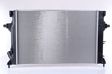 NISSENS Radiator 10371860 Cooling fins material: Aluminium, Core Depth [mm]: 16, Core Length [mm]: 610, Core Width [mm]: 398, Inlet O [mm]: 33, Outlet O [mm]: 33, Radiator type: Brazed cooling fins, Supplementary Article/Info 2: without expansion tank, Supplementary Article/Supplementary Info: without gasket/seal, Water Tank Material (radiator): Plastic 2.
