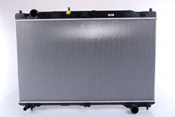 NISSENS Radiator 10371854 Cooling fins material: Aluminium, Core Depth [mm]: 27, Core Length [mm]: 422, Core Width [mm]: 722, Radiator type: Brazed cooling fins, Water Tank Material (radiator): Plastic 1.