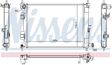 NISSENS Radiator 10371922 Cooling fins material: Aluminium, Core Depth [mm]: 16, Core Length [mm]: 500, Core Width [mm]: 376, Inlet O [mm]: 35, Outlet O [mm]: 33, Radiator type: Brazed cooling fins, Supplementary Article/Info 2: without expansion tank, Supplementary Article/Supplementary Info: without gasket/seal, Water Tank Material (radiator): Plastic 6.