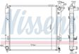 NISSENS Radiator 10371919 Cooling fins material: Aluminium, Core Depth [mm]: 19, Core Length [mm]: 510, Core Width [mm]: 480, Radiator type: Brazed cooling fins, Water Tank Material (radiator): Plastic 5.