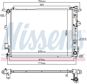NISSENS Radiator 10371924 Cooling fins material: Aluminium, Core Depth [mm]: 16, Core Length [mm]: 635, Core Width [mm]: 480, Radiator type: Brazed cooling fins, Supplementary Article/Supplementary Info: with oil cooler, Water Tank Material (radiator): Plastic 5.